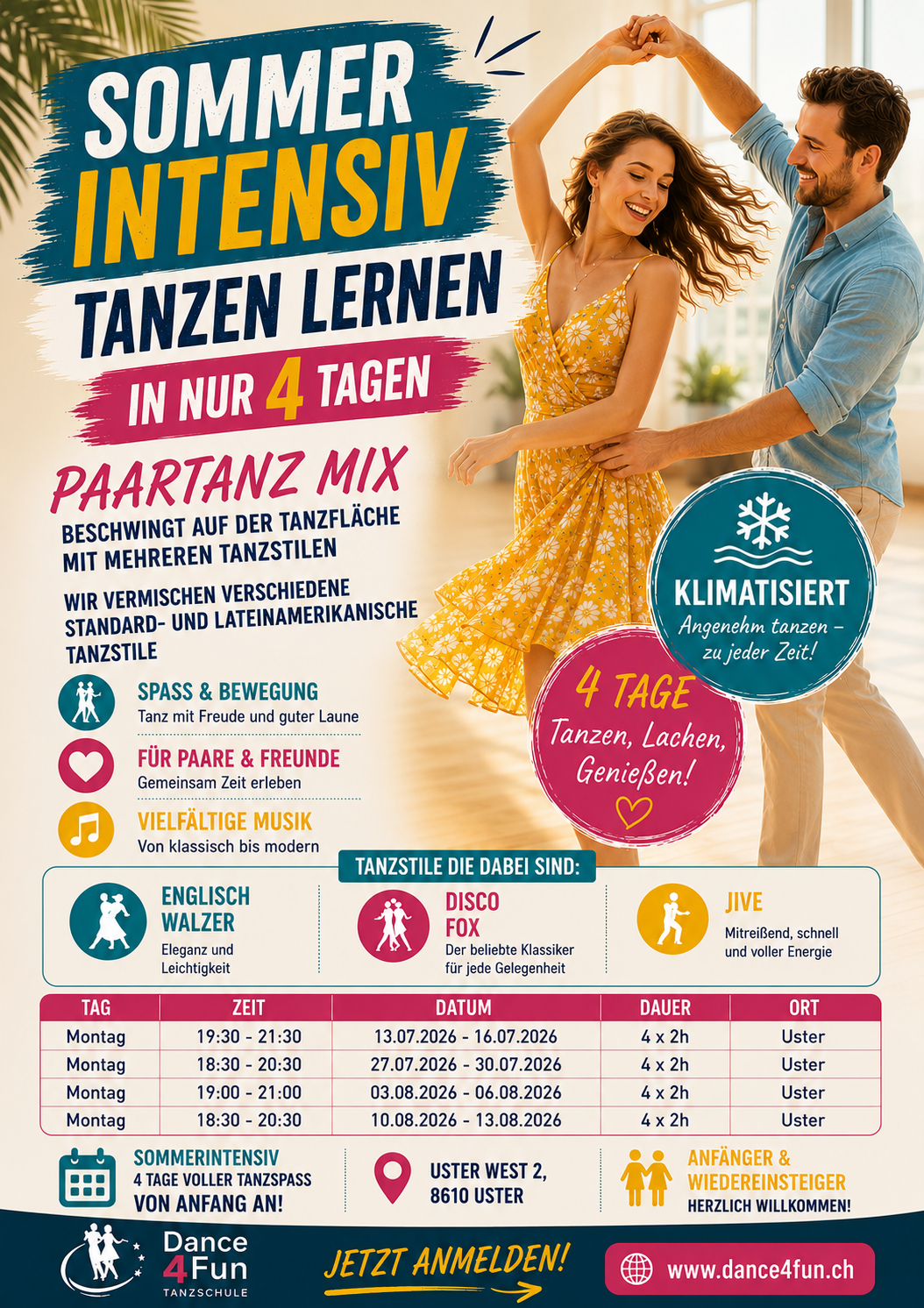 Paartanzmix Sommerintensiv