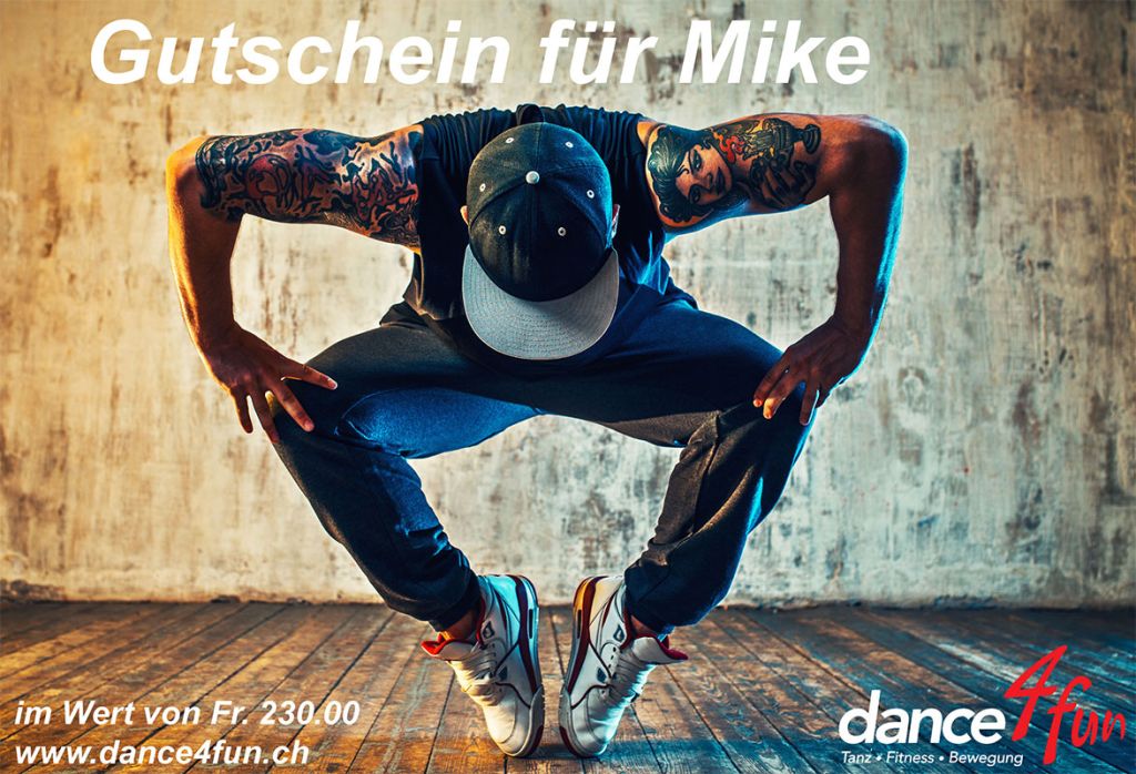 Gutschein für Tanzkurs Pfäffikon ZH und Uster