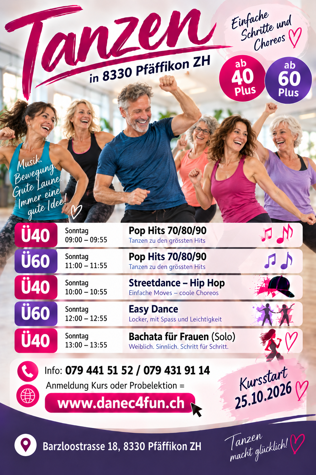 Tanzen  ü40 und ü60