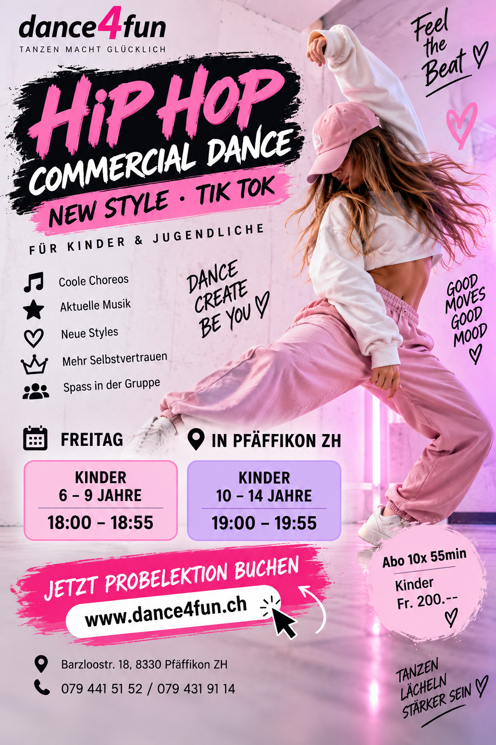 Hip Hop Tik-Tok Streetdance Kindertanz